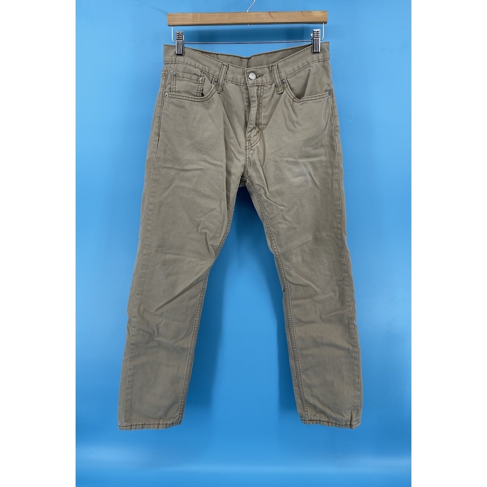 Levi's 508 Men's W30 L30 Beige Slim Taper Stretch Jeans Beige Pants